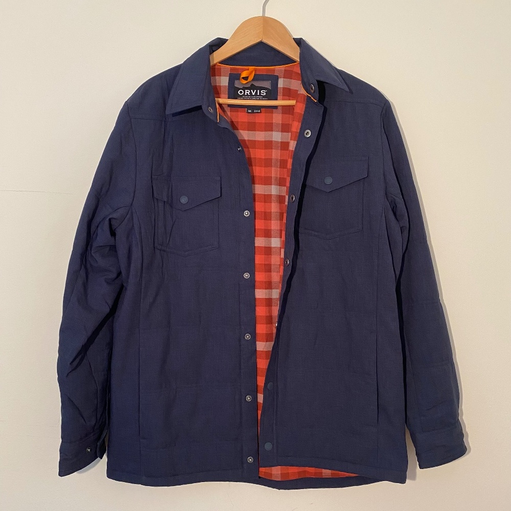 Orvis men’s flannel lined jacket